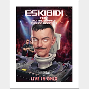 eskibidi feat digital fornite chamba gigachat live in ohio Posters and Art